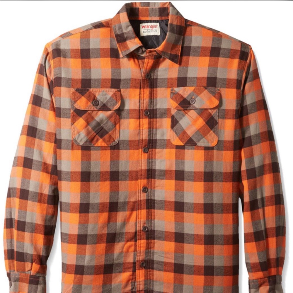 Wrangler Plaid Shirt Jacket L